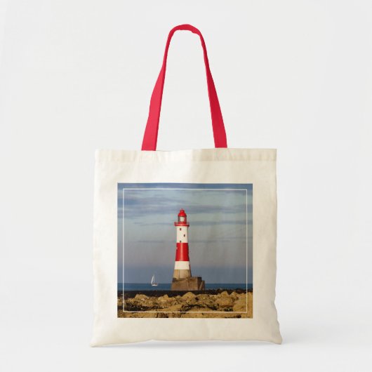 Lighthouses | Beachy Head Lighthouse England Tote Bag (Voorkant)
