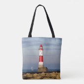 Lighthouses | Beachy Head Lighthouse England Tote Bag (Achterkant)