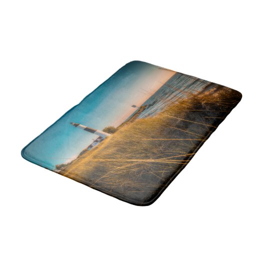 Lighthouses Big Sable Lighthouse Ludington, MI Badmat (Gekanteld)