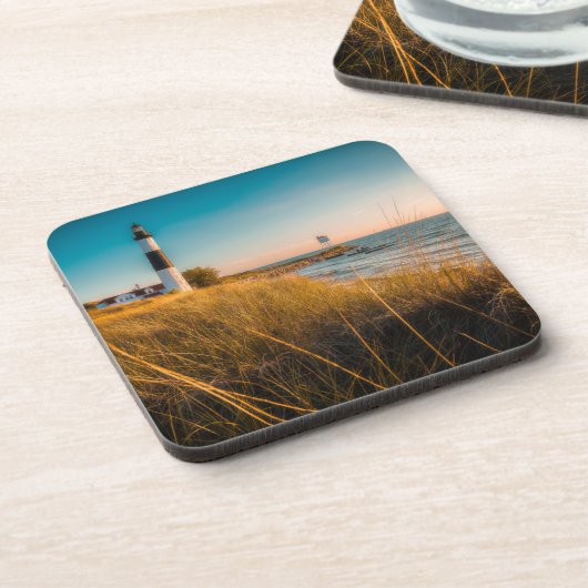 Lighthouses Big Sable Lighthouse Ludington, MI Bier Onderzetter (Linkerzijde)