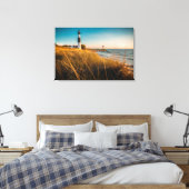 Lighthouses Big Sable Lighthouse Ludington, MI Canvas Afdruk (Insitu (Slaapkamer))