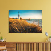 Lighthouses Big Sable Lighthouse Ludington, MI Canvas Afdruk (Insitu (Woonkamer))