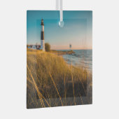 Lighthouses Big Sable Lighthouse Ludington, MI Glas Ornament (Voorkant Rechts)