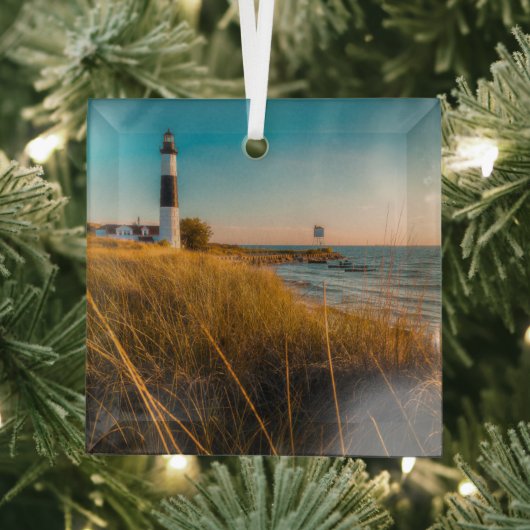 Lighthouses Big Sable Lighthouse Ludington, MI Glas Ornament (Insitu)