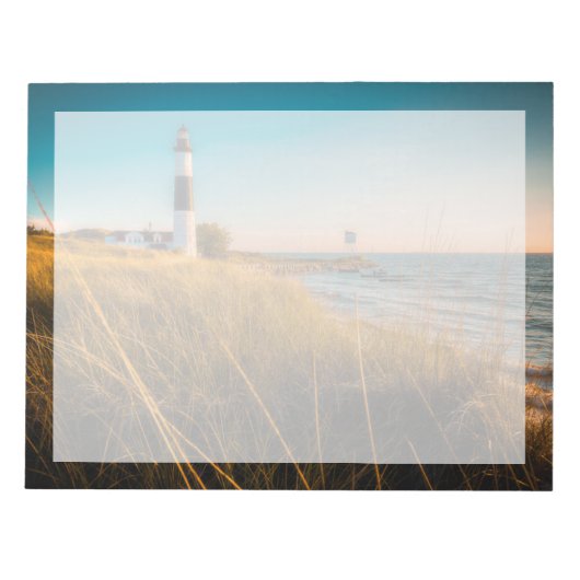 Lighthouses Big Sable Lighthouse Ludington, MI Notitieblok (Voorkant)