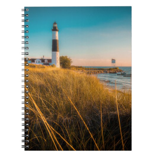 Lighthouses Big Sable Lighthouse Ludington, MI Notitieboek (Voorkant)