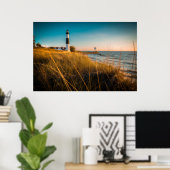 Lighthouses Big Sable Lighthouse Ludington, MI Poster (Thuiskantoor)