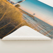 Lighthouses Big Sable Lighthouse Ludington, MI Sherpa Deken (3/4)