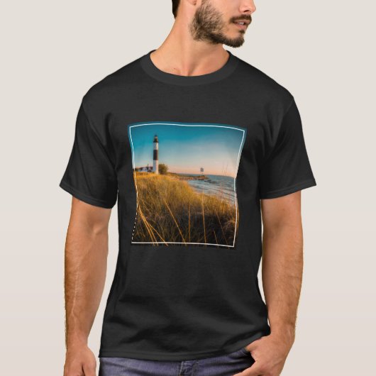 Lighthouses | Big Sable Lighthouse Ludington, MI T-shirt (Voorkant)