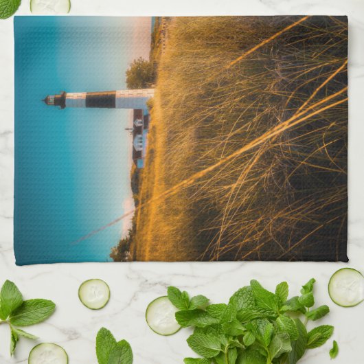 Lighthouses Big Sable Lighthouse Ludington, MI Theedoek (Gevouwen)