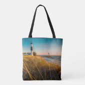 Lighthouses Big Sable Lighthouse Ludington, MI Tote Bag (Achterkant)