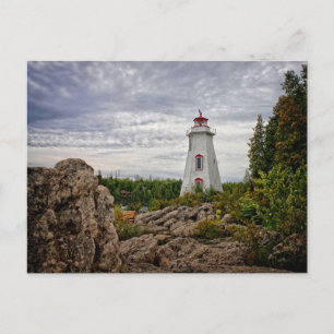 Lighthouses Big Tub Harbour Tobermory Ontario Briefkaart