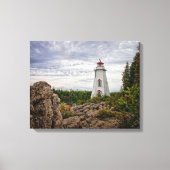 Lighthouses Big Tub Harbour Tobermory Ontario Canvas Afdruk (Voorkant)