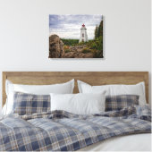 Lighthouses Big Tub Harbour Tobermory Ontario Canvas Afdruk (Insitu (Slaapkamer))