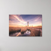 Lighthouses | Bodie Island Outerbanks NC Canvas Afdruk (Voorkant)