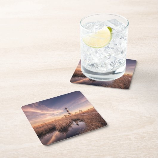 Lighthouses | Bodie Island Outerbanks NC Kartonnen Onderzetters (Insitu)