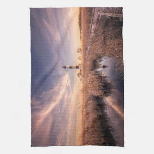 Lighthouses | Bodie Island Outerbanks NC Theedoek (Verticaal)