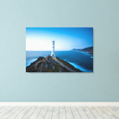 Lighthouses Cabo Home Lighthouse Cangas Spain Canvas Afdruk (Insitu (Houten vloer))