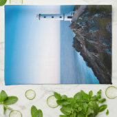 Lighthouses Cabo Home Lighthouse Cangas Spain Theedoek (Gevouwen)