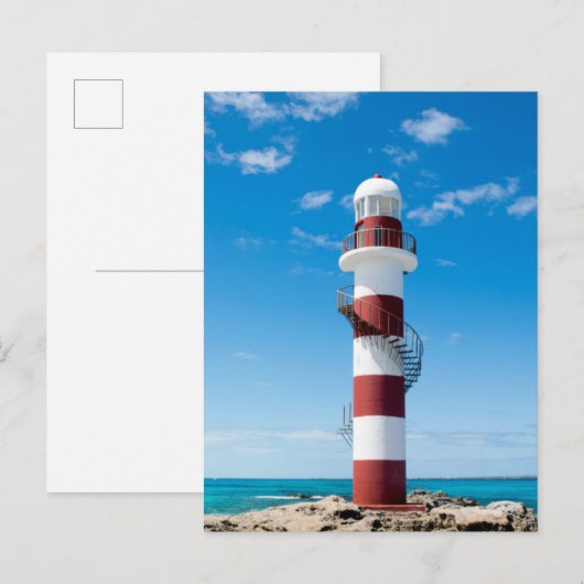 Lighthouses | Cancun Quintana Roo Mexico Briefkaart (Voorkant / Achterkant)