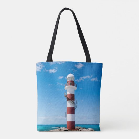 Lighthouses | Cancun Quintana Roo Mexico Tote Bag (Achterkant)