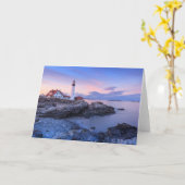 Lighthouses Cape Elizabeth, Maine Kaart (Gele Bloem)