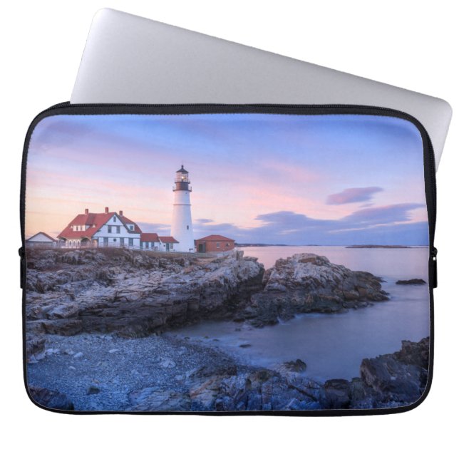 Lighthouses Cape Elizabeth, Maine Laptop Sleeve (Voorkant)