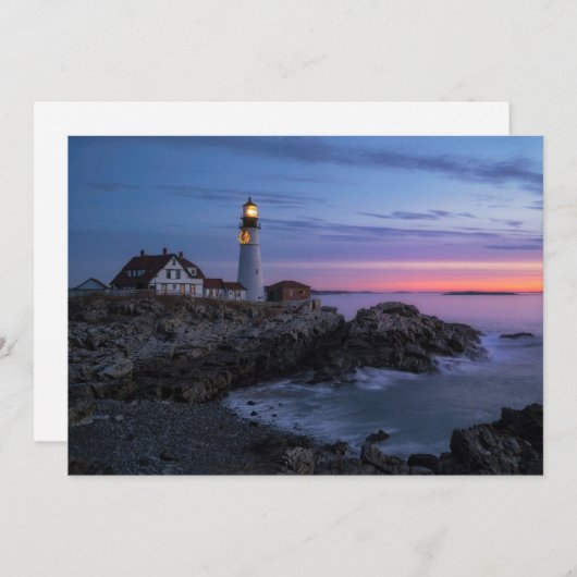 Lighthouses | Cape Elizabeth Maine Lighthouse Bedankkaart (Voorkant / Achterkant)