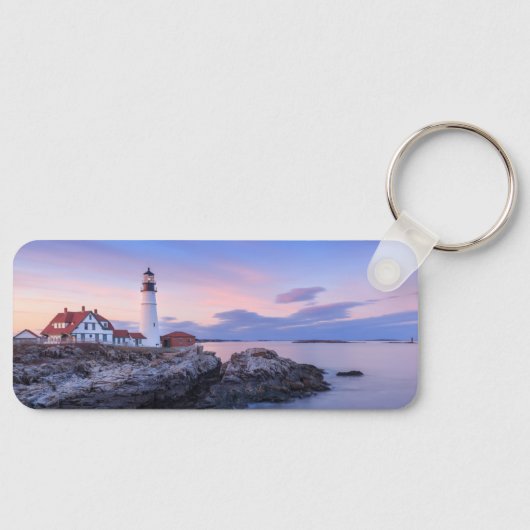 Lighthouses Cape Elizabeth, Maine Sleutelhanger (Voorkant)