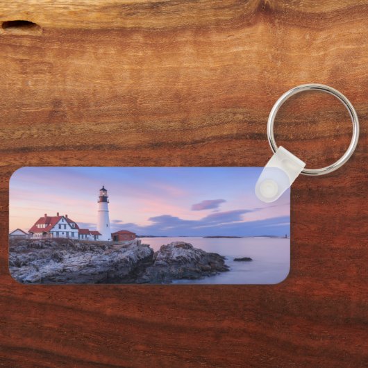 Lighthouses Cape Elizabeth, Maine Sleutelhanger (Voorkant)