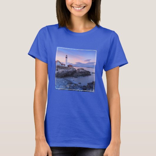 Lighthouses Cape Elizabeth, Maine T-shirt (Voorkant)