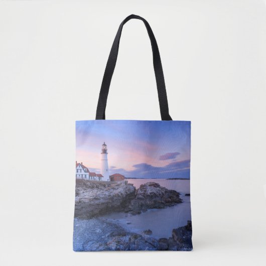 Lighthouses Cape Elizabeth, Maine Tote Bag (Voorkant)