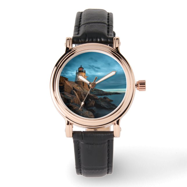 Lighthouses | Castle Hill Lighthouse Horloge (Voorkant)