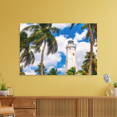 Lighthouses | Dewundara Matara Sri Sri Lanka Canvas Afdruk (Insitu (Woonkamer))
