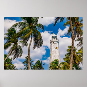 Lighthouses   Dewundara Matara Sri Sri Lanka Poster