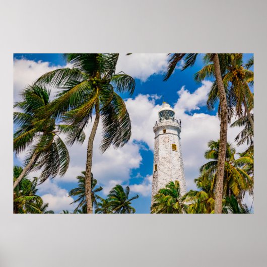 Lighthouses | Dewundara Matara Sri Sri Lanka Poster (Voorkant)