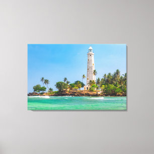 Lighthouses   Dewundara Sri Lanka Canvas Afdruk