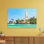 Lighthouses | Dewundara Sri Lanka Canvas Afdruk (Insitu (Woonkamer))