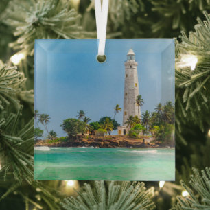 Lighthouses Dewundara Sri Lanka Glas Ornament
