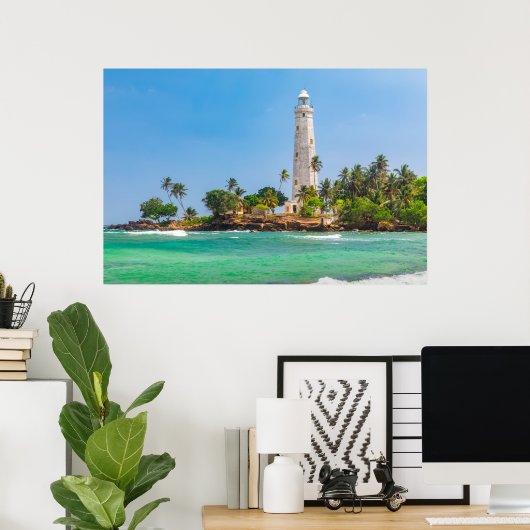 Lighthouses | Dewundara Sri Lanka Poster (Thuiskantoor)