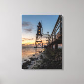 Lighthouses | Eversand-Oberfeue Germany Canvas Afdruk (Voorkant)