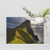 Lighthouses Faroe Islands Denmark Bedankkaart (Staand voorkant)