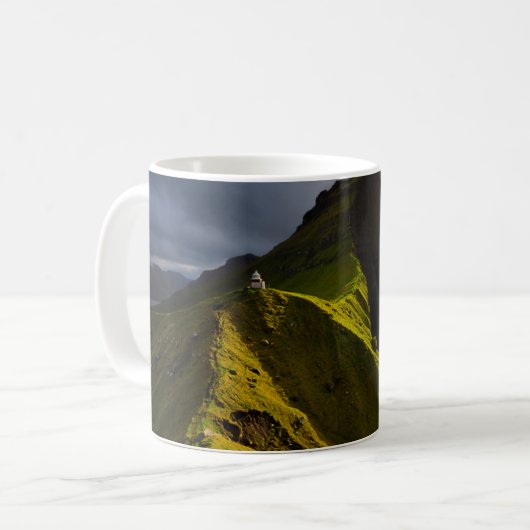 Lighthouses Faroe Islands Denmark Koffiemok (Voorkant links)