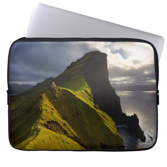 Lighthouses Faroe Islands Denmark Laptop Sleeve (Voorkant)