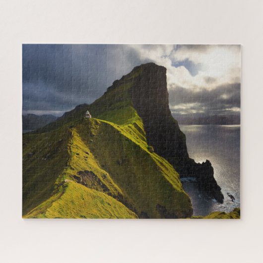 Lighthouses Faroe Islands Denmark Legpuzzel (Horizontaal)
