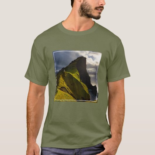 Lighthouses Faroe Islands Denmark T-shirt (Voorkant)