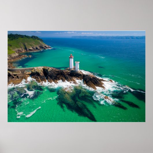 Lighthouses | Finistère Brest Bretagne Lighthouse Poster (Voorkant)