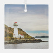 Lighthouses Georges Island Lighthouse Glas Ornament (Voorkant)