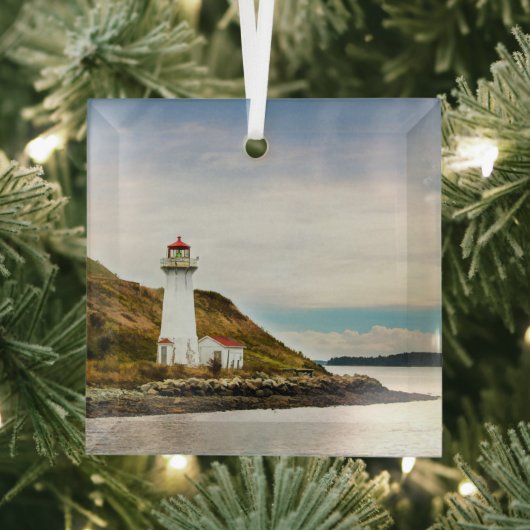 Lighthouses Georges Island Lighthouse Glas Ornament (Insitu)