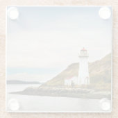 Lighthouses Georges Island Lighthouse Glazen Onderzetter (Achterkant)